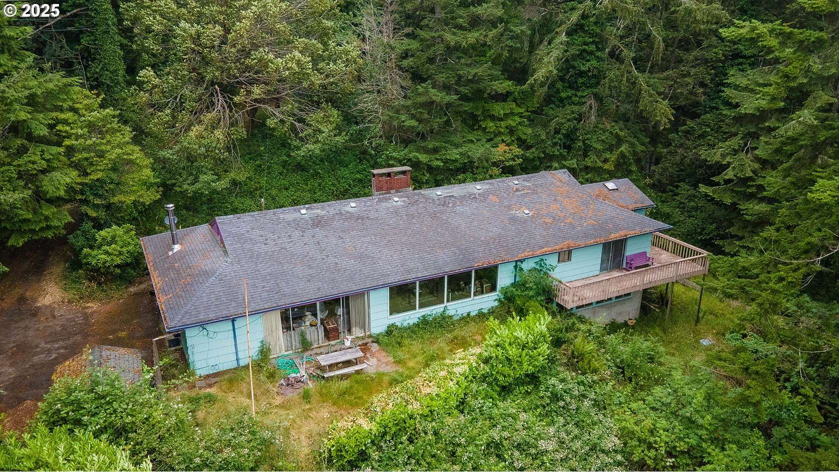 3.16 Acres of Land with Home for Sale in North Bend, Oregon