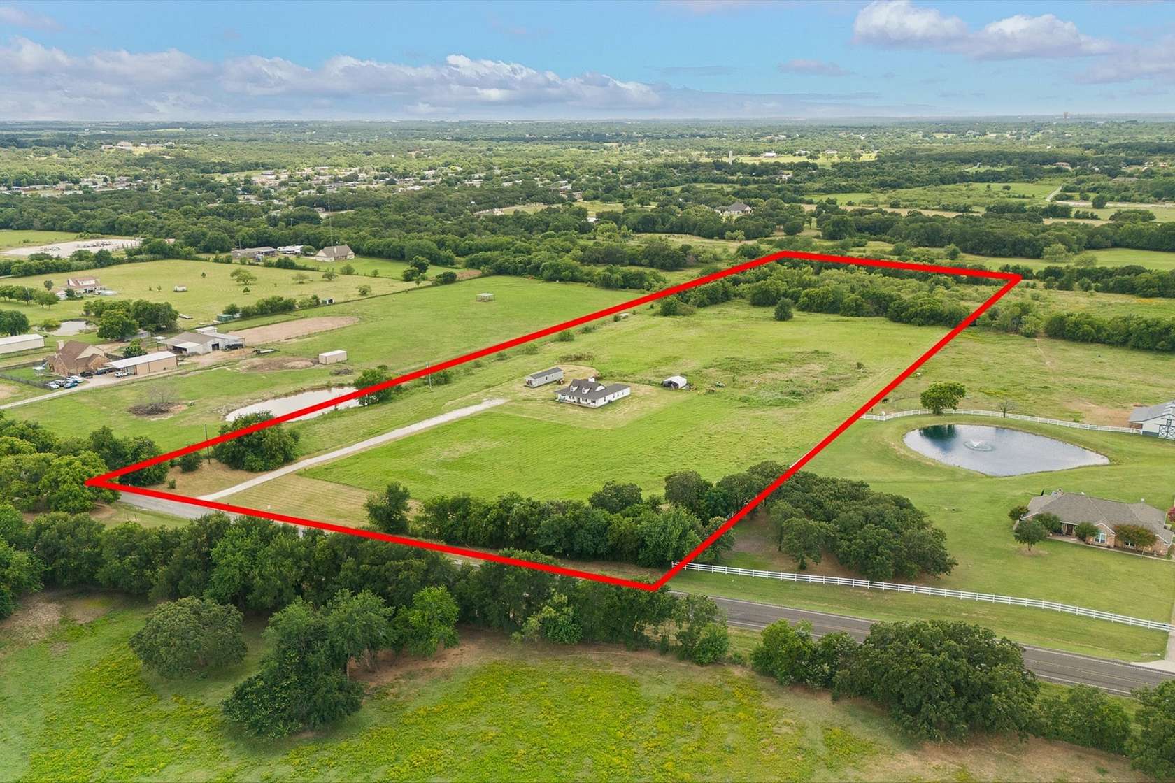 14 Acres of Land with Home for Sale in Burleson, Texas