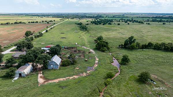 79 Acres of Land with Home for Sale in Enid, Oklahoma