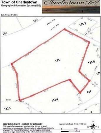 8 Acres of Commercial Land for Sale in Charlestown, Rhode Island