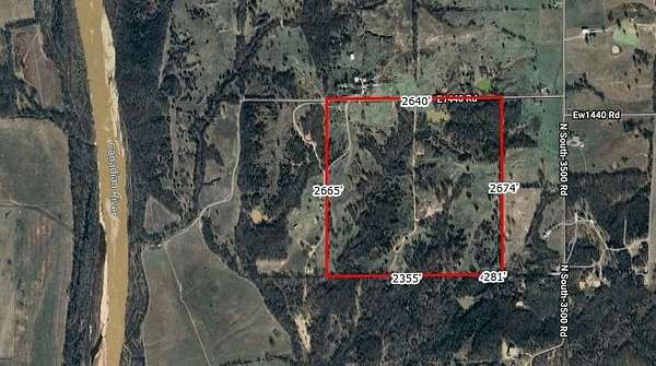 145 Acres of Land for Sale in Konawa, Oklahoma