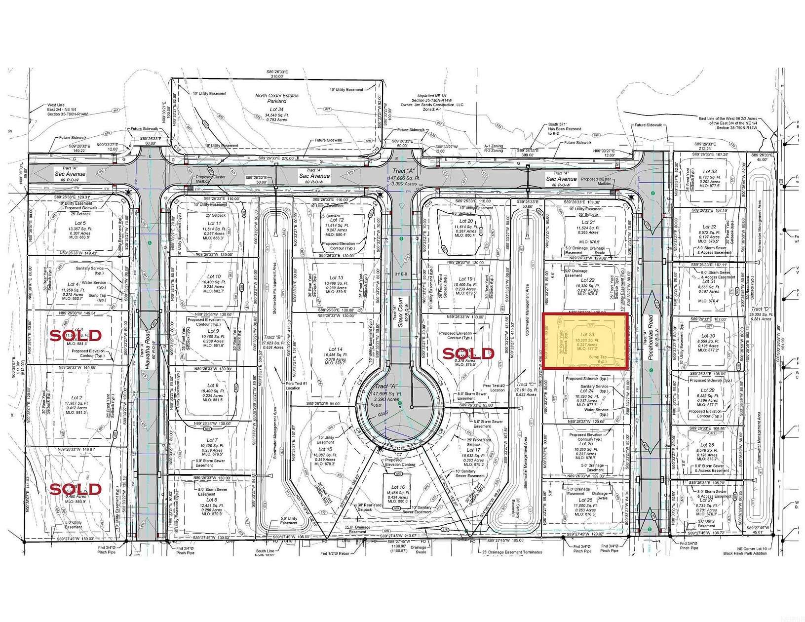 0.24 Acres of Residential Land for Sale in Cedar Falls, Iowa