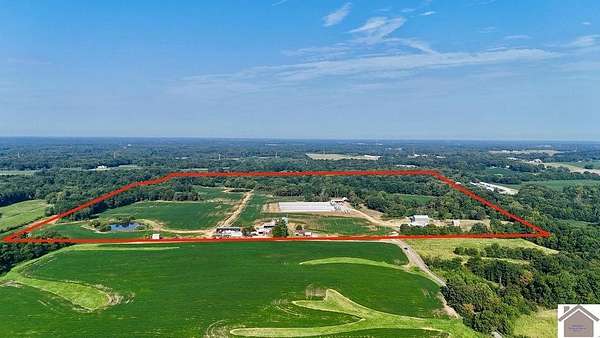 143 Acres of Agricultural Land with Home for Sale in Murray, Kentucky