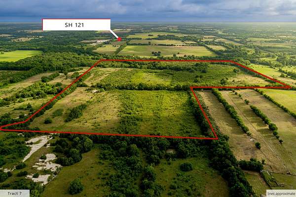 107 Acres of Agricultural Land for Sale in Trenton, Texas