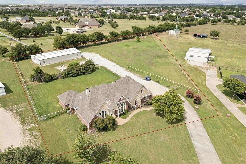 2.5 Acres of Residential Land with Home for Sale in Haslet, Texas