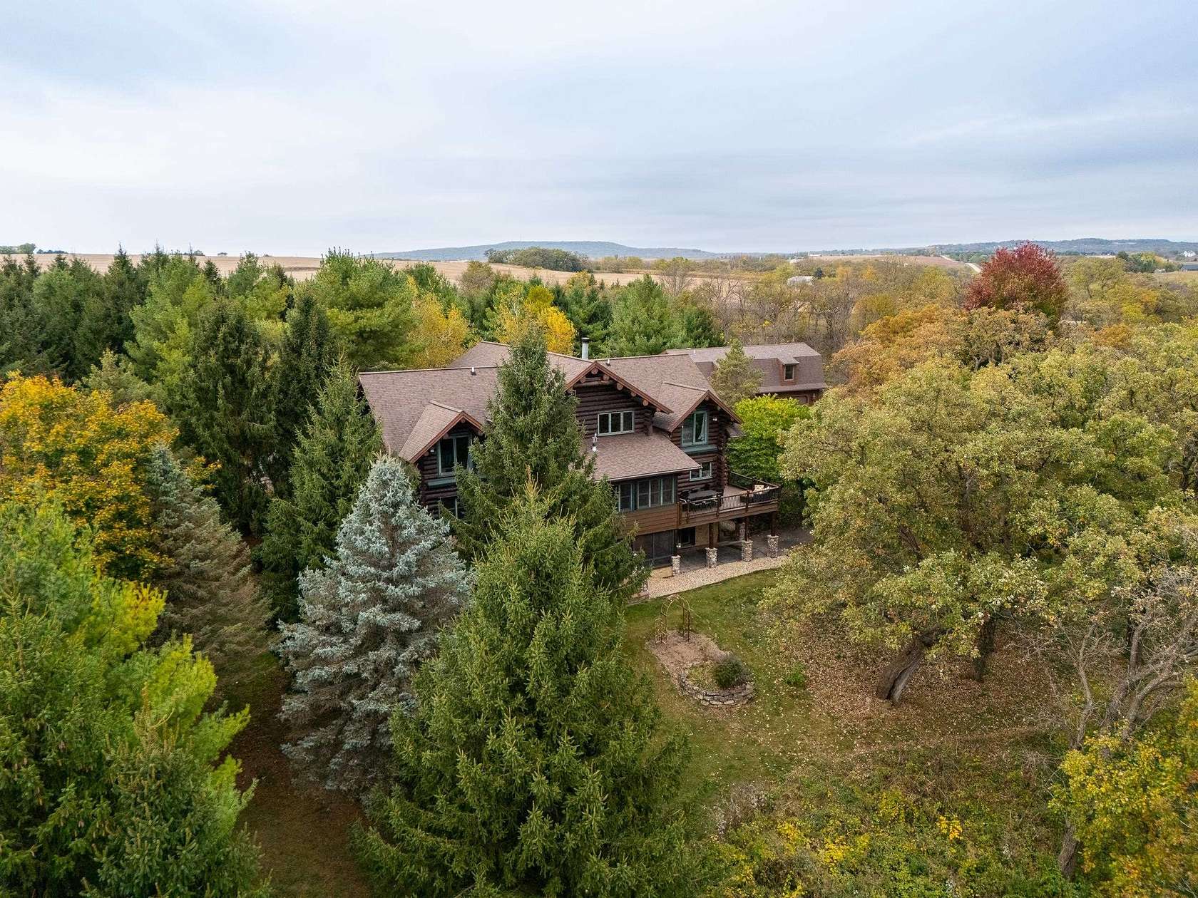 10 Acres of Residential Land with Home for Sale in Blue Mounds, Wisconsin