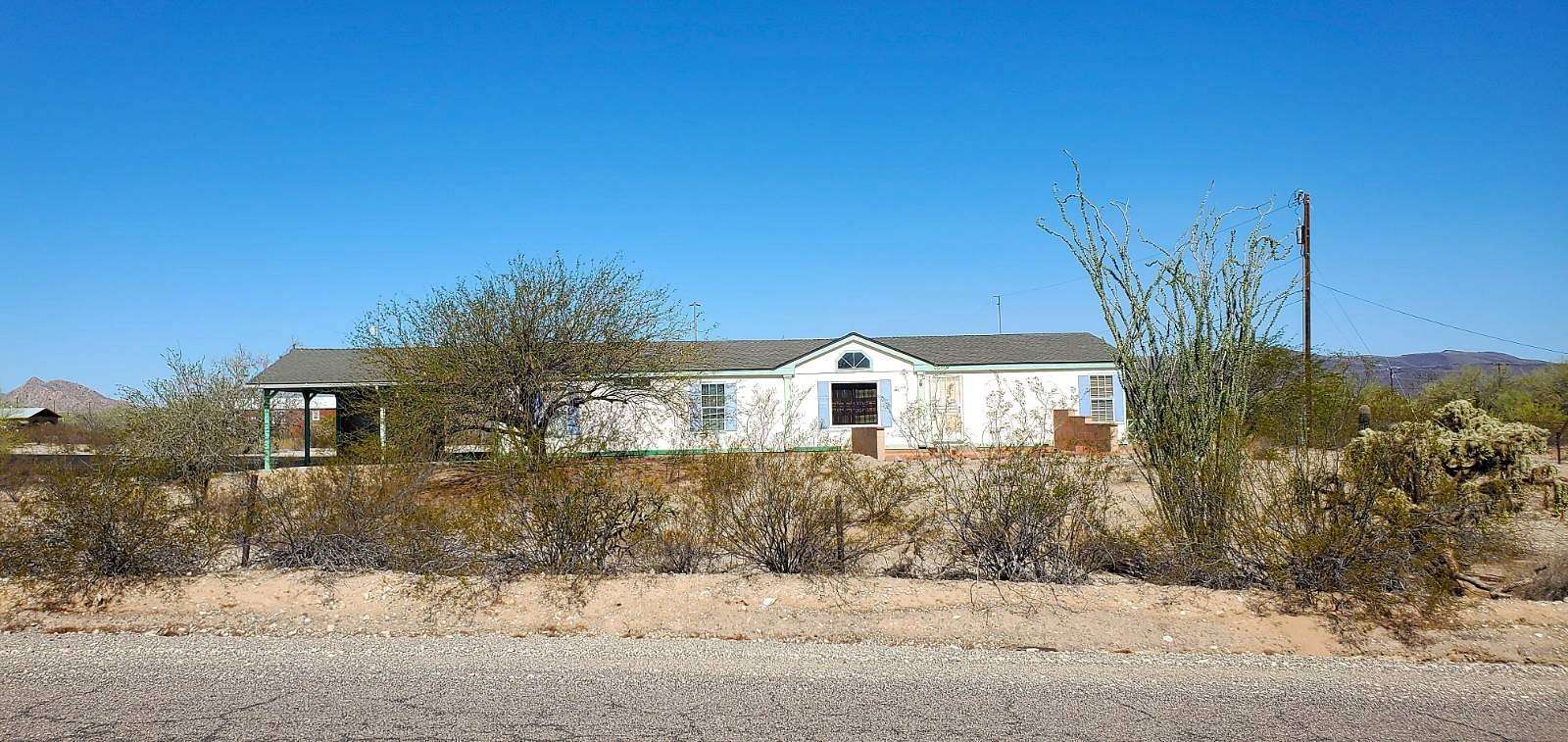 2 Acres of Residential Land with Home for Sale in Ajo, Arizona