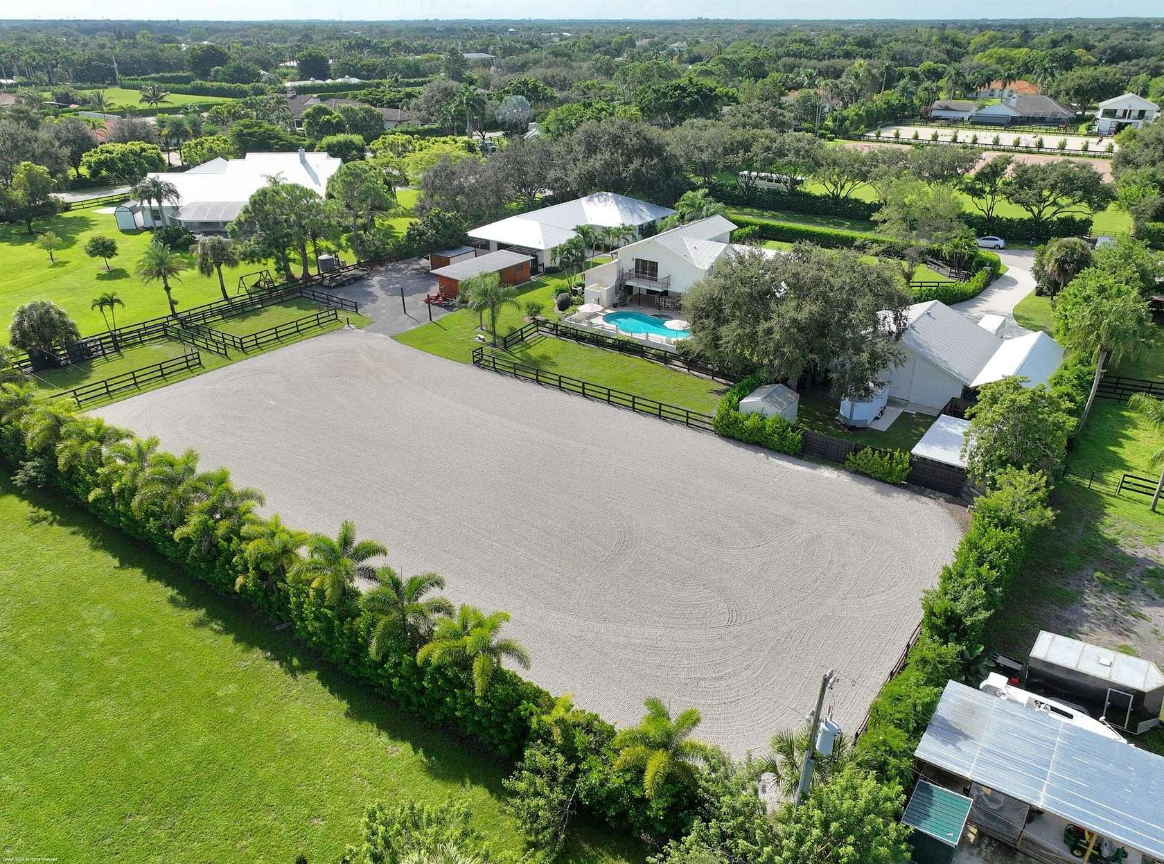 1.7 Acres of Residential Land with Home for Lease in Wellington, Florida