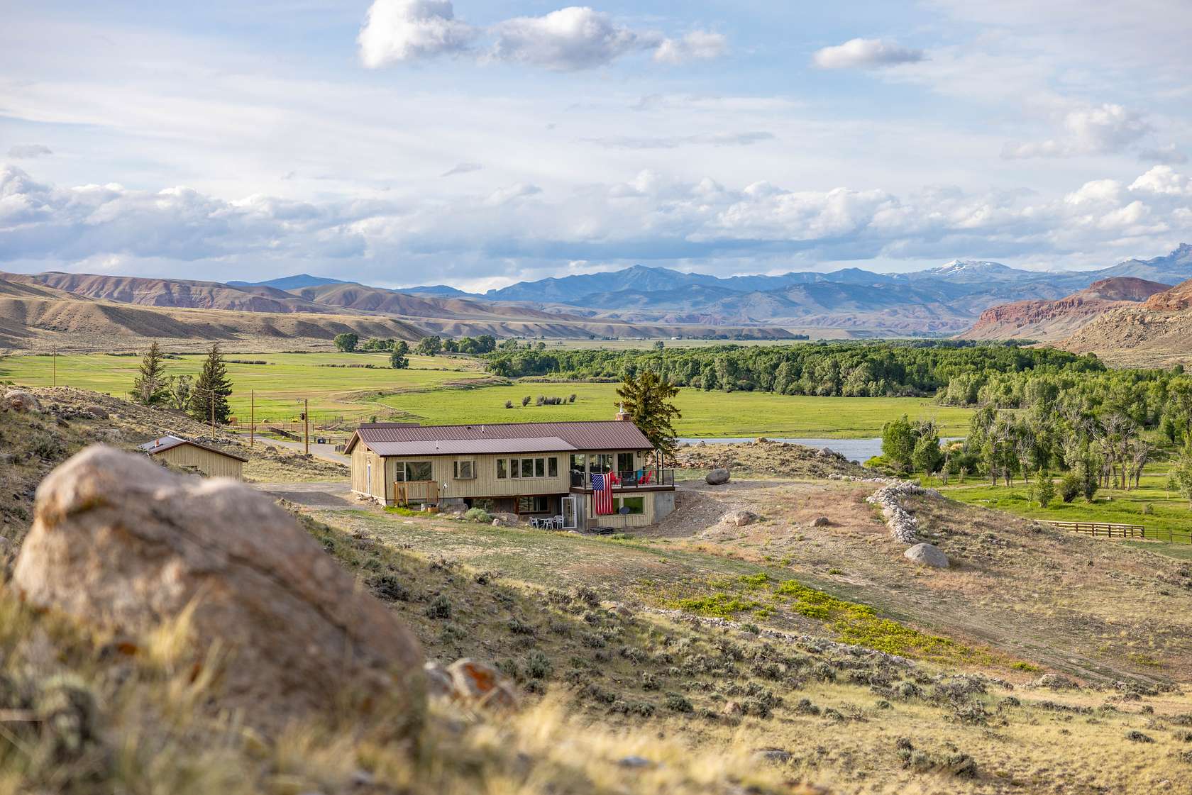 5 Acres of Land with Home for Sale in Dubois, Wyoming
