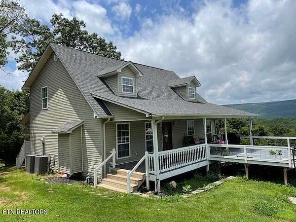 7 Acres of Residential Land with Home for Sale in Evensville, Tennessee