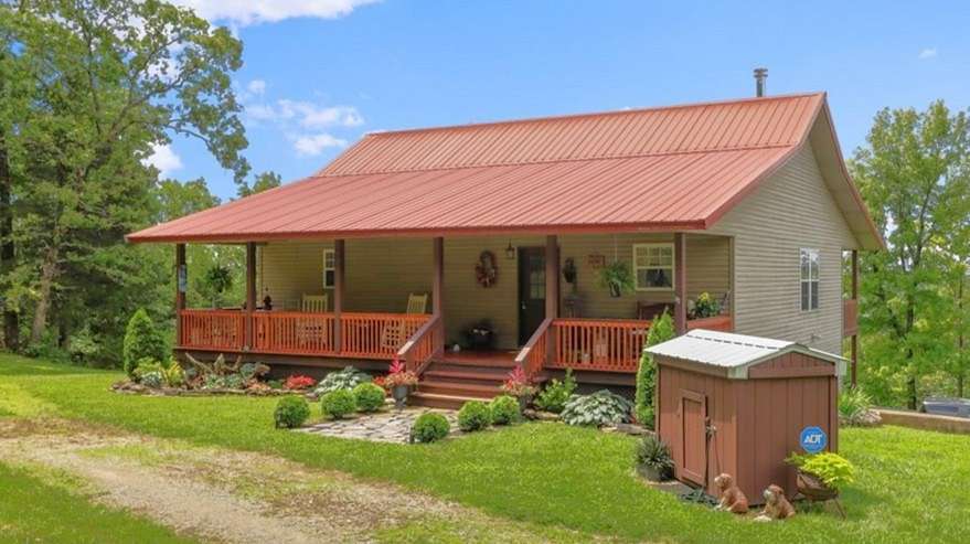 42 Acres of Land with Home for Sale in Gainesville, Missouri