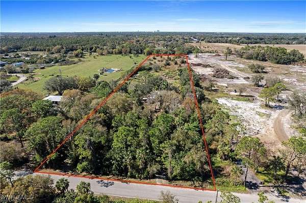5.82 Acres of Land with Home for Sale in Fort Myers, Florida
