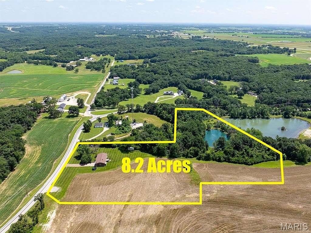 8.2 Acres of Land with Home for Sale in Bowling Green, Missouri