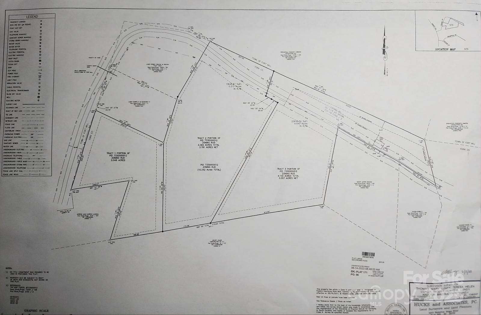 4.1 Acres of Residential Land for Sale in Fort Mill, South Carolina