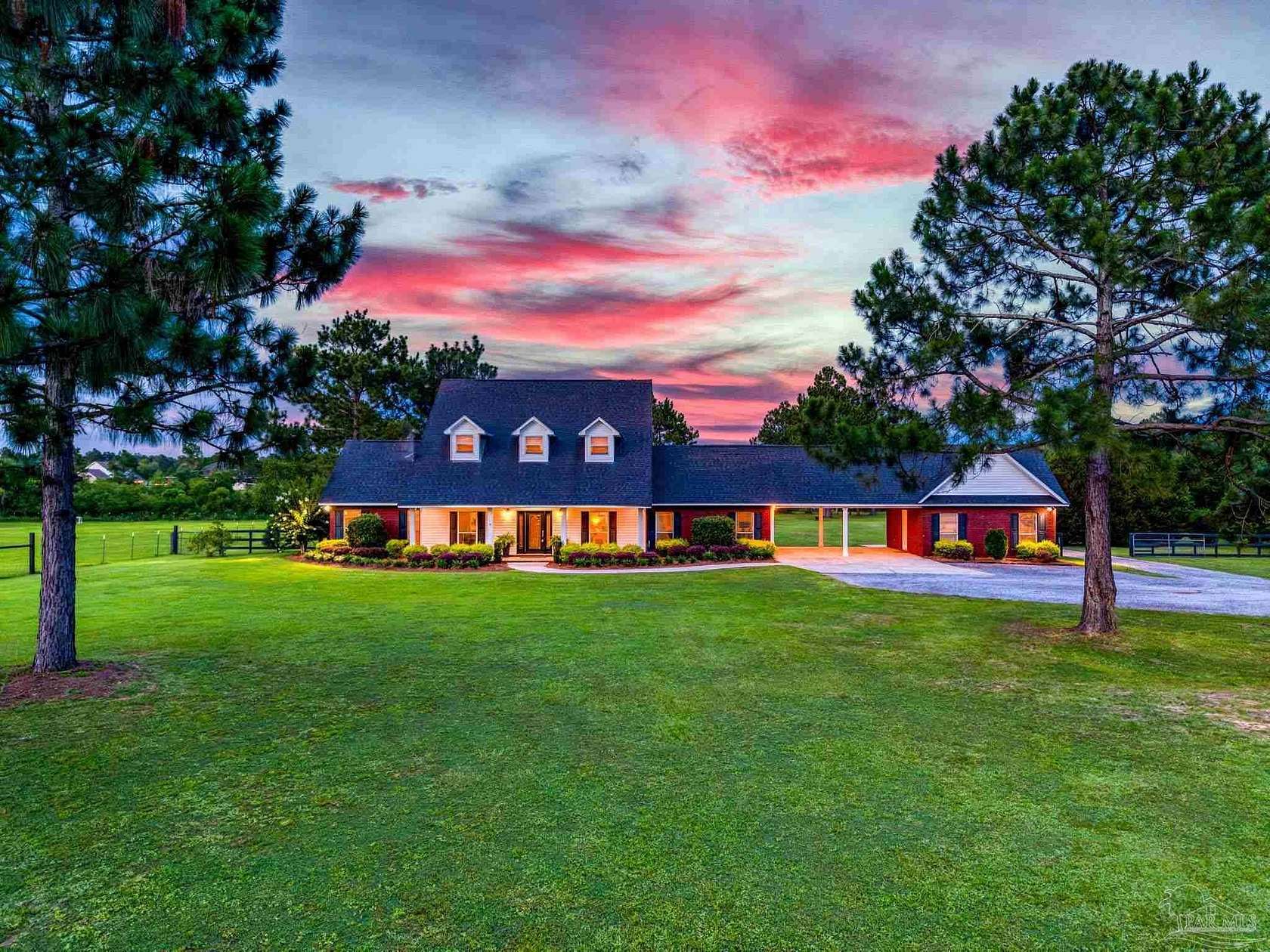 5.1 Acres of Residential Land with Home for Sale in Robertsdale, Alabama