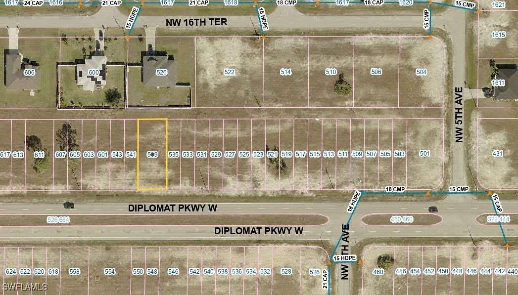 0.14 Acres of Mixed-Use Land for Sale in Cape Coral, Florida