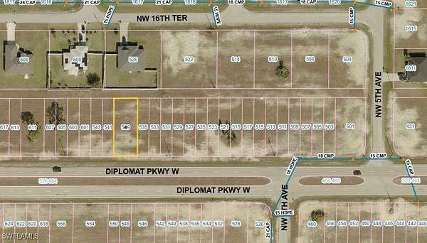 0.14 Acres of Mixed-Use Land for Sale in Cape Coral, Florida