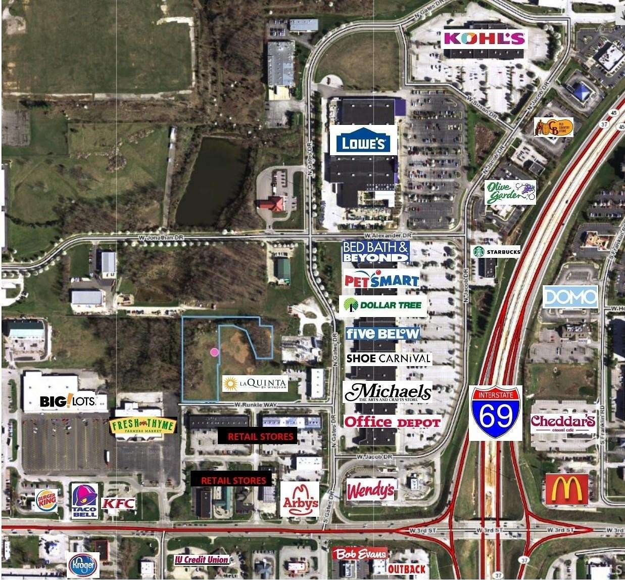 2.39 Acres of Commercial Land for Sale in Bloomington, Indiana