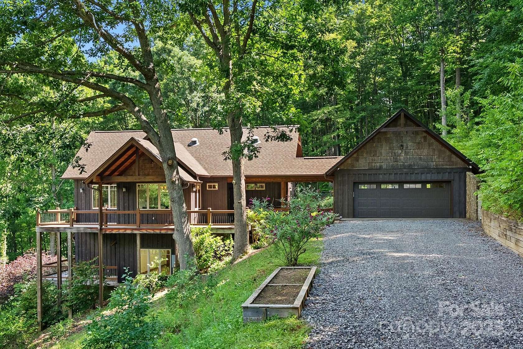 3 Acres of Residential Land with Home for Sale in Waynesville, North Carolina