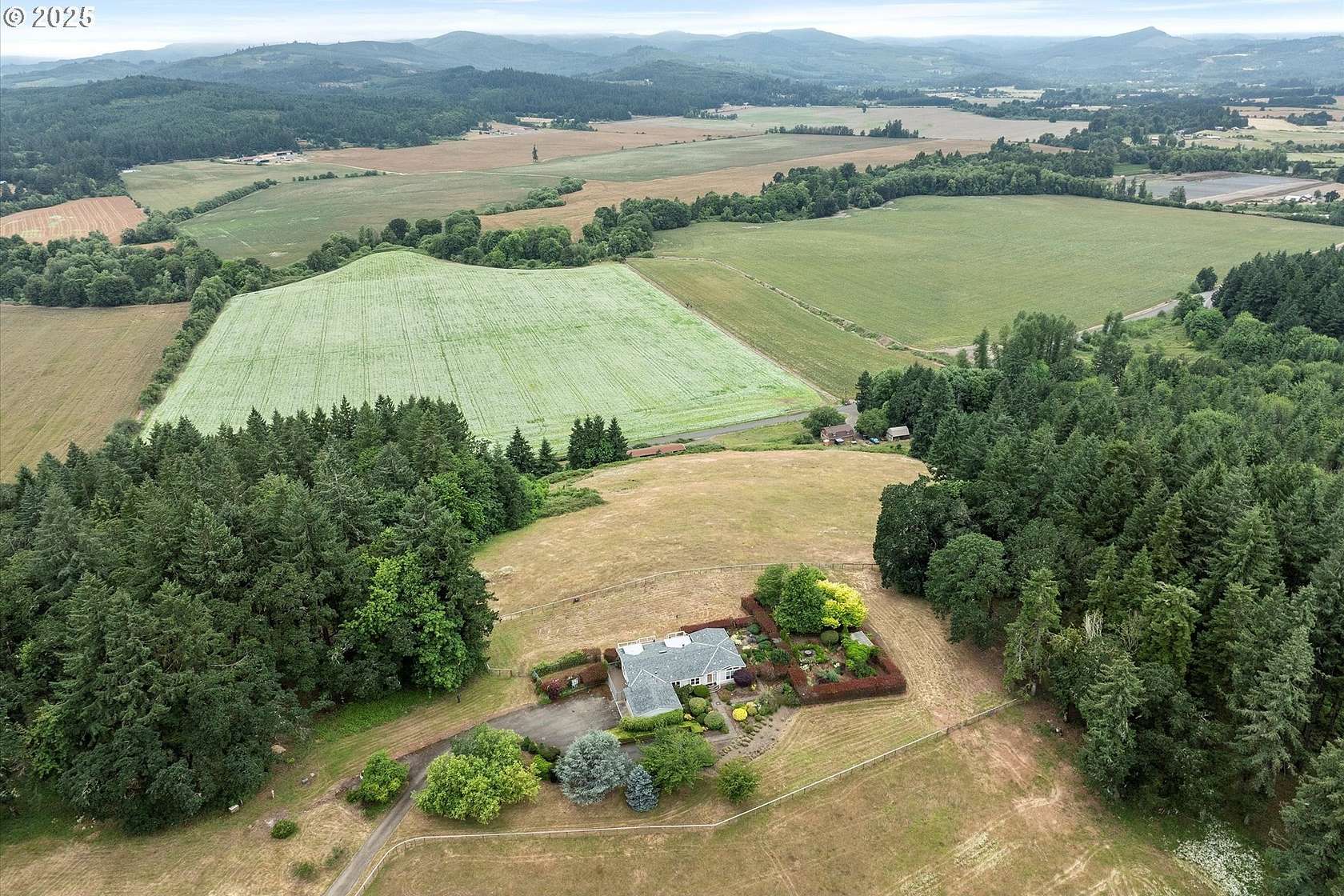 98.4 Acres of Agricultural Land with Home for Sale in Monmouth, Oregon