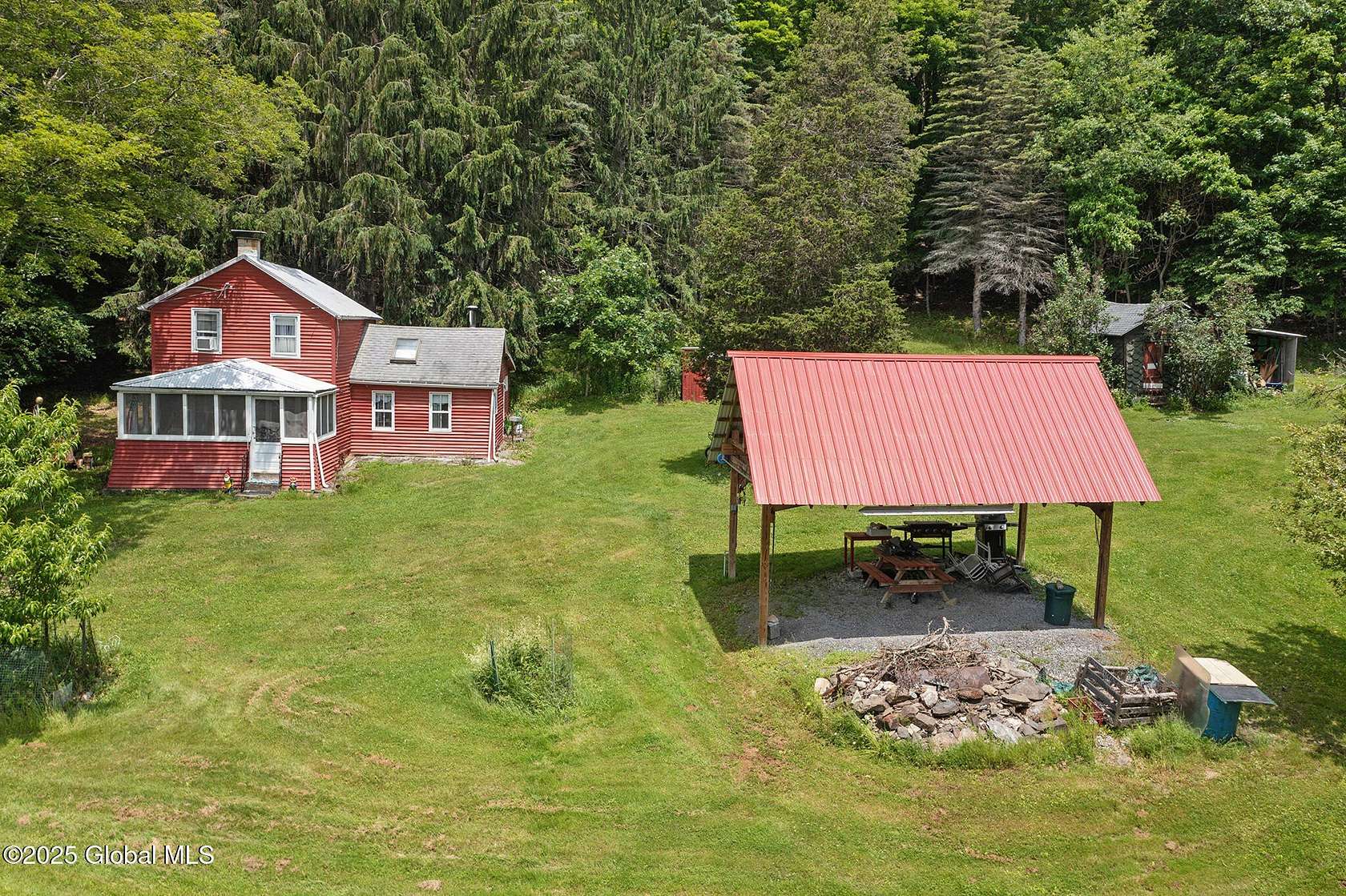22.4 Acres of Recreational Land with Home for Sale in Schoharie, New York