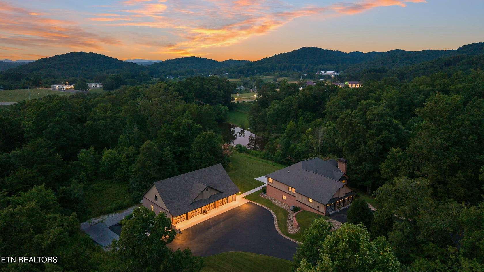 29.1 Acres of Recreational Land with Home for Sale in Knoxville, Tennessee