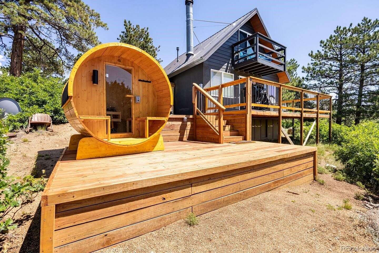 6.45 Acres of Residential Land with Home for Sale in Cotopaxi, Colorado