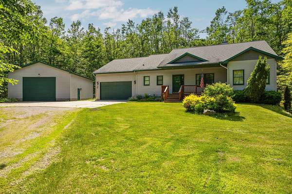 10 Acres of Residential Land with Home for Sale in Gaylord, Michigan