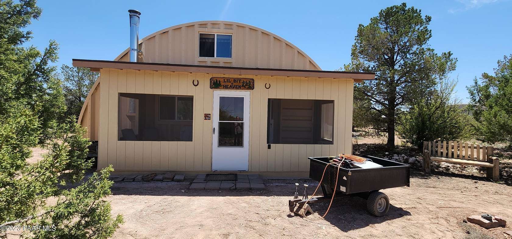 62 Acres of Agricultural Land with Home for Sale in Ash Fork, Arizona