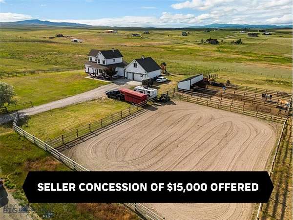 6.13 Acres of Land with Home for Sale in Three Forks, Montana