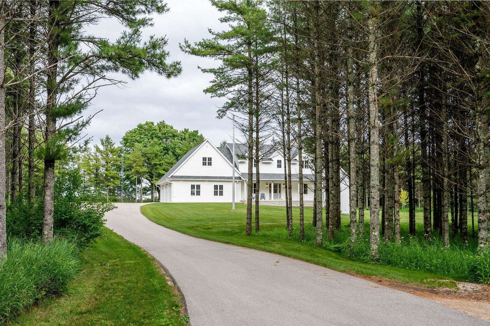 4.3 Acres of Residential Land with Home for Sale in Sister Bay, Wisconsin