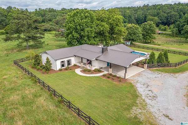 15.5 Acres of Land with Home for Sale in Wellington, Alabama