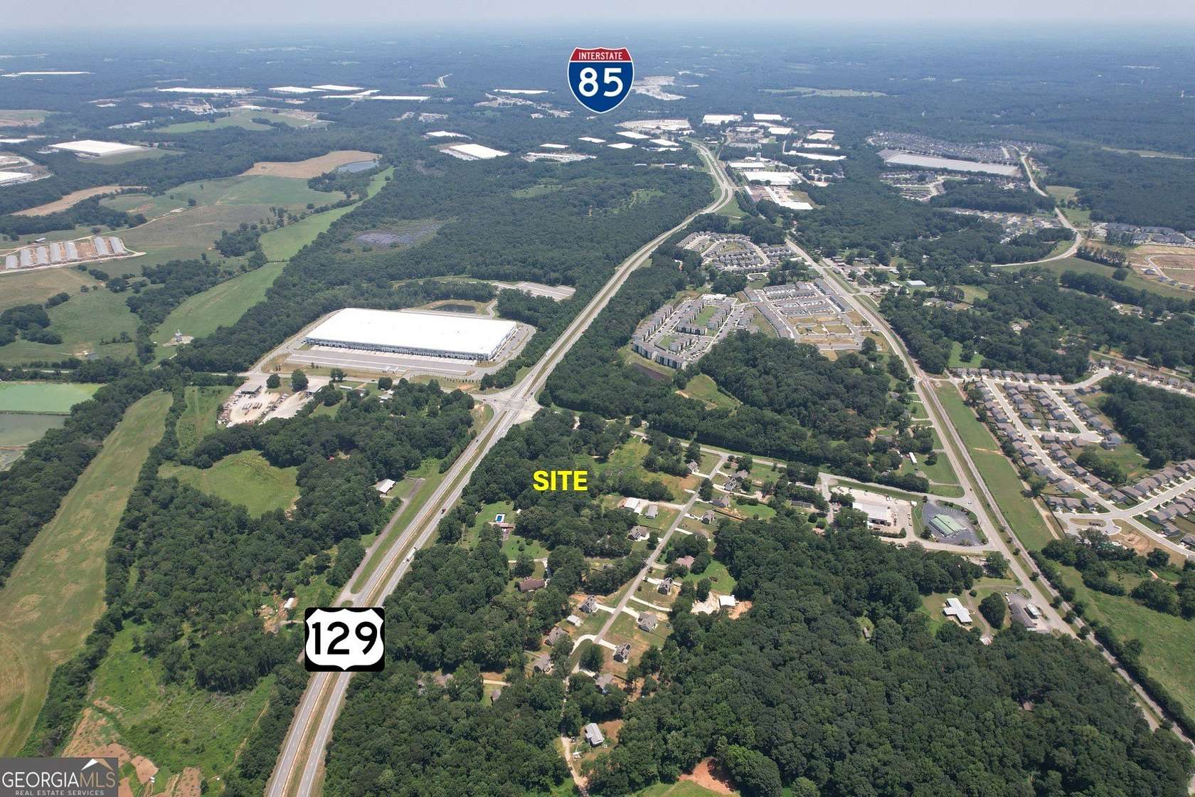 8.73 Acres of Commercial Land for Sale in Pendergrass, Georgia