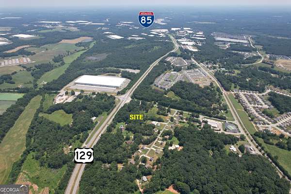 8.73 Acres of Commercial Land for Sale in Pendergrass, Georgia