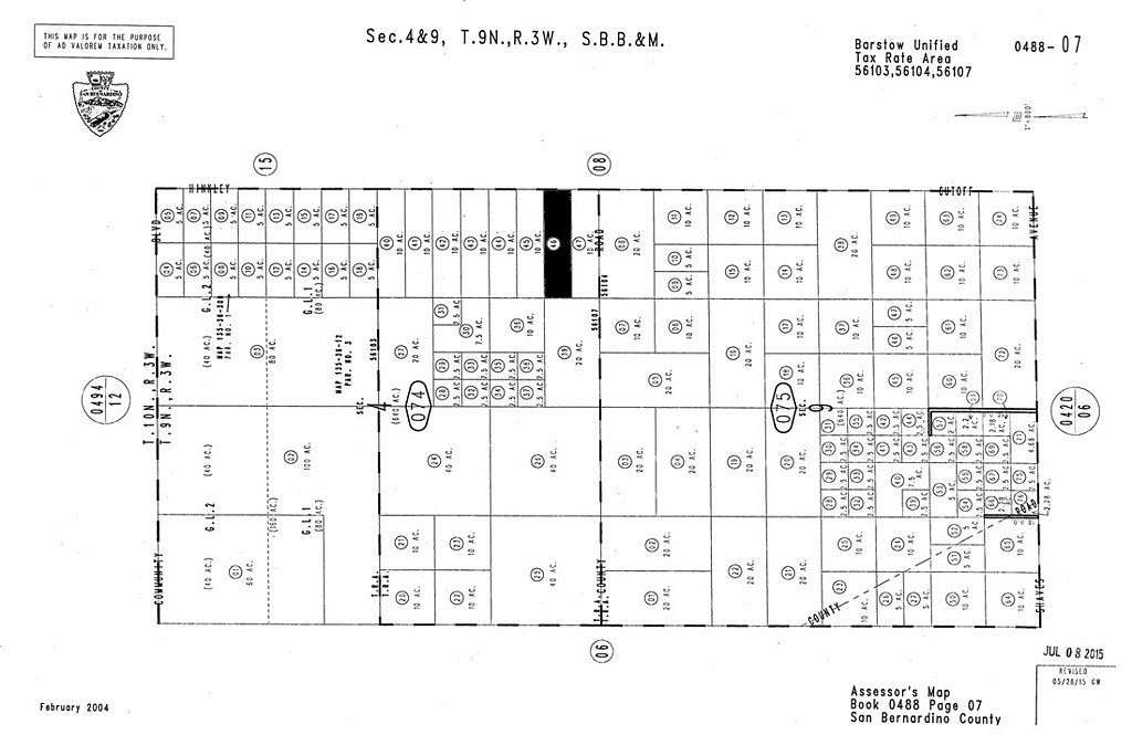 10 Acres of Land for Sale in Hinkley, California