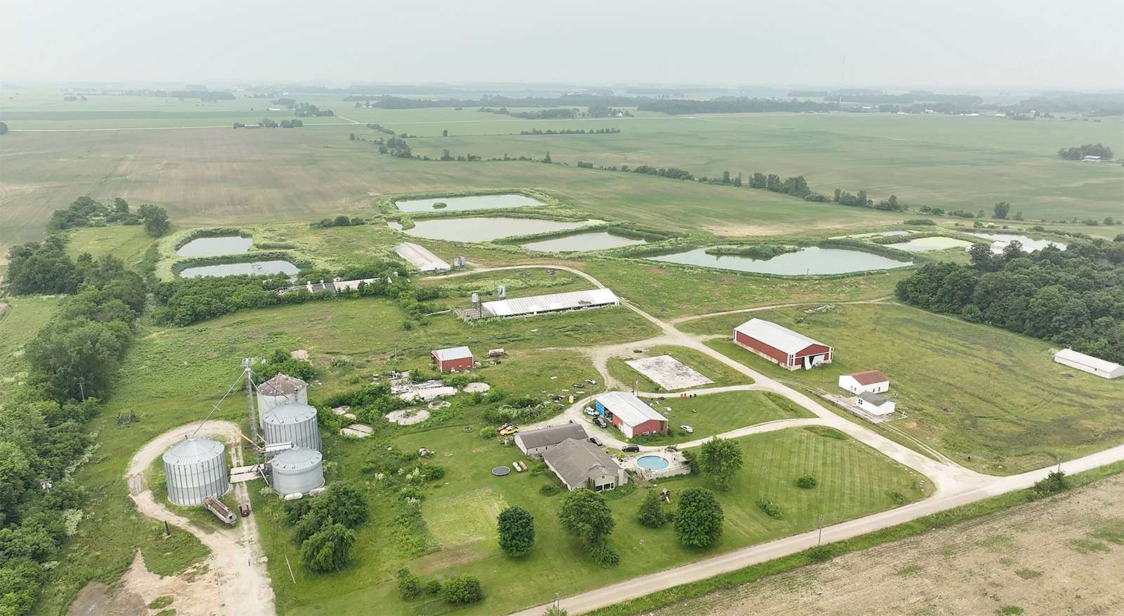 61 Acres of Improved Recreational Land & Farm for Sale in Frankfort, Indiana