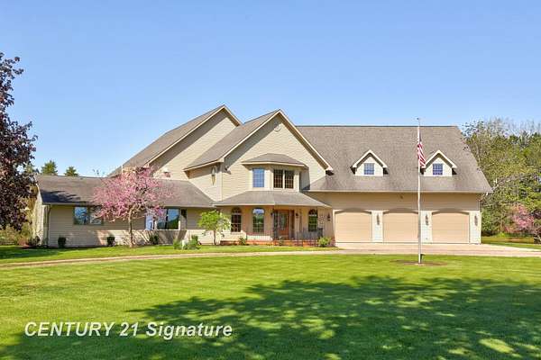 4.54 Acres of Land with Home for Sale in Hemlock, Michigan