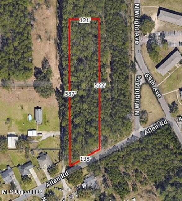 1.54 Acres of Residential Land for Sale in Long Beach, Mississippi