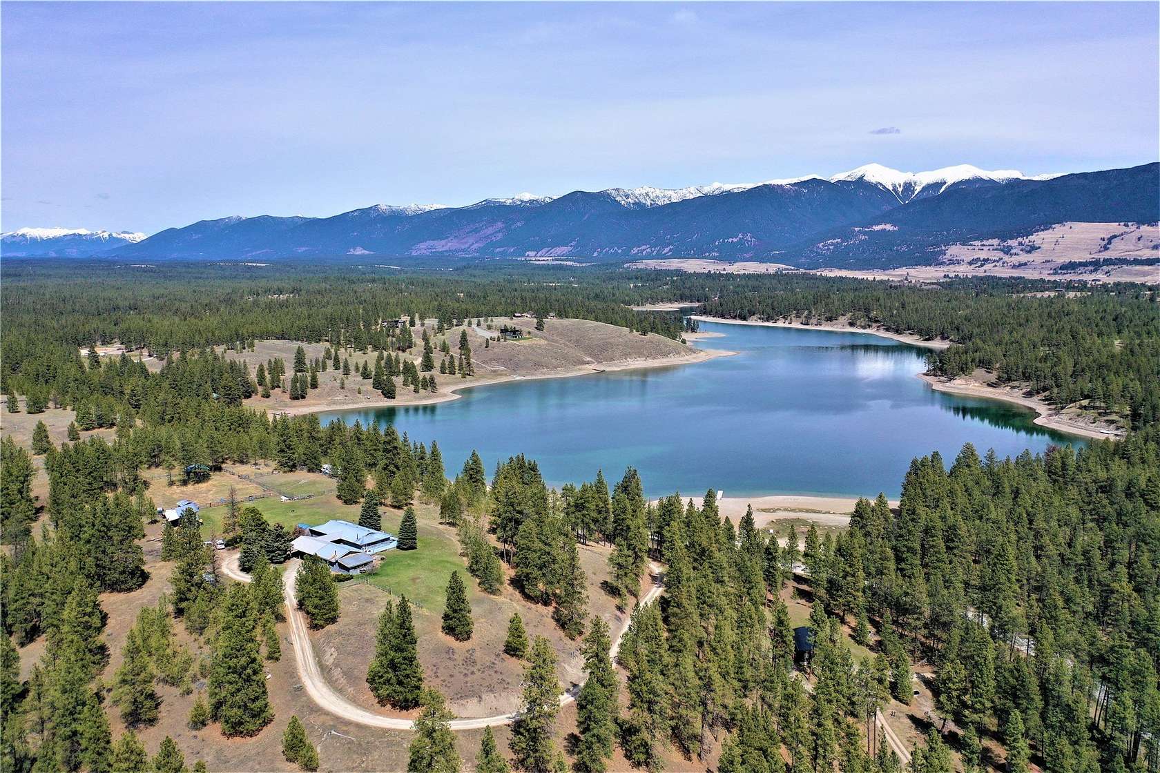 6.45 Acres of Residential Land with Home for Sale in Eureka, Montana