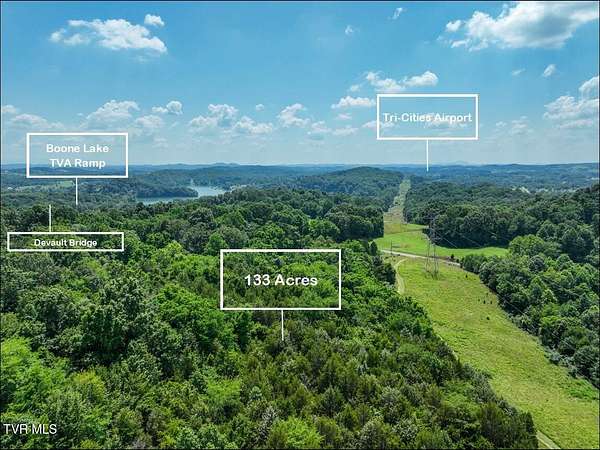133 Acres of Agricultural Land for Sale in Piney Flats, Tennessee
