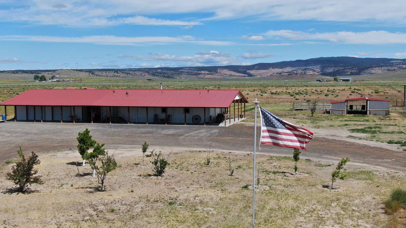 165 Acres of Agricultural Land with Home for Sale in Burns, Oregon