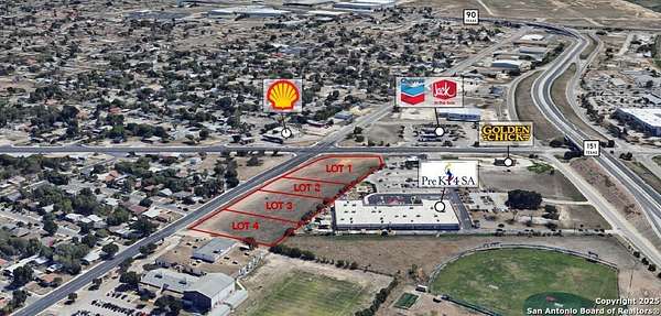 5 Acres of Commercial Land for Sale in San Antonio, Texas