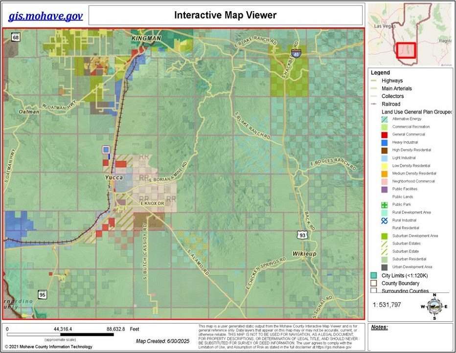 640 Acres of Mixed-Use Land for Sale in Yucca, Arizona