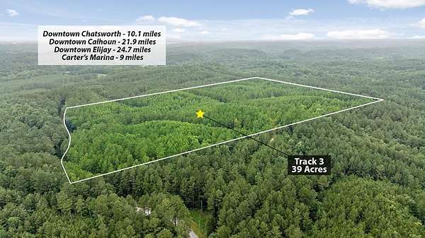 39 Acres of Land for Sale in Chatsworth, Georgia