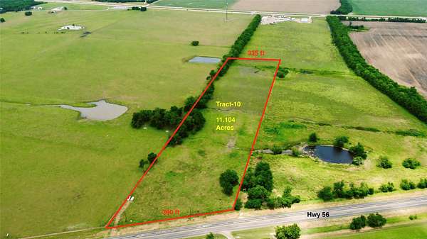 11.1 Acres of Agricultural Land for Sale in Honey Grove, Texas