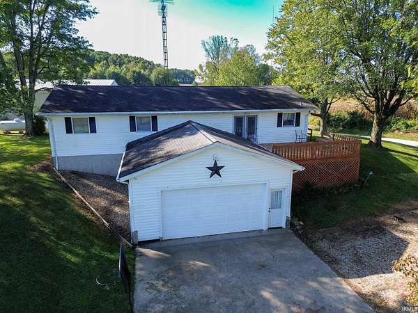 5 Acres of Land with Home for Sale in Loogootee, Indiana