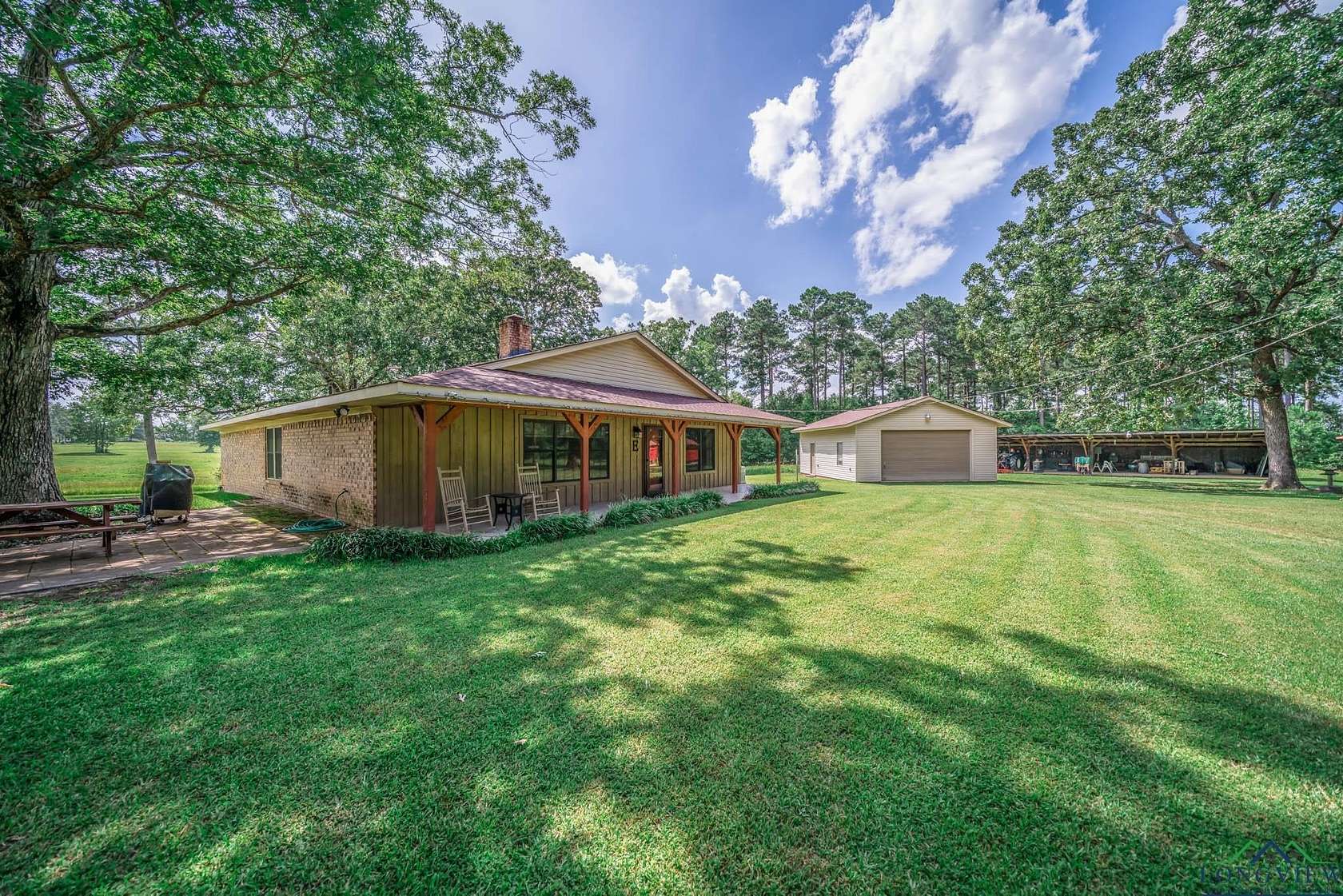 37 Acres of Recreational Land with Home for Sale in Diana, Texas