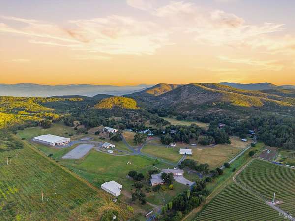30 Acres of Agricultural Land with Home for Sale in Napa, California