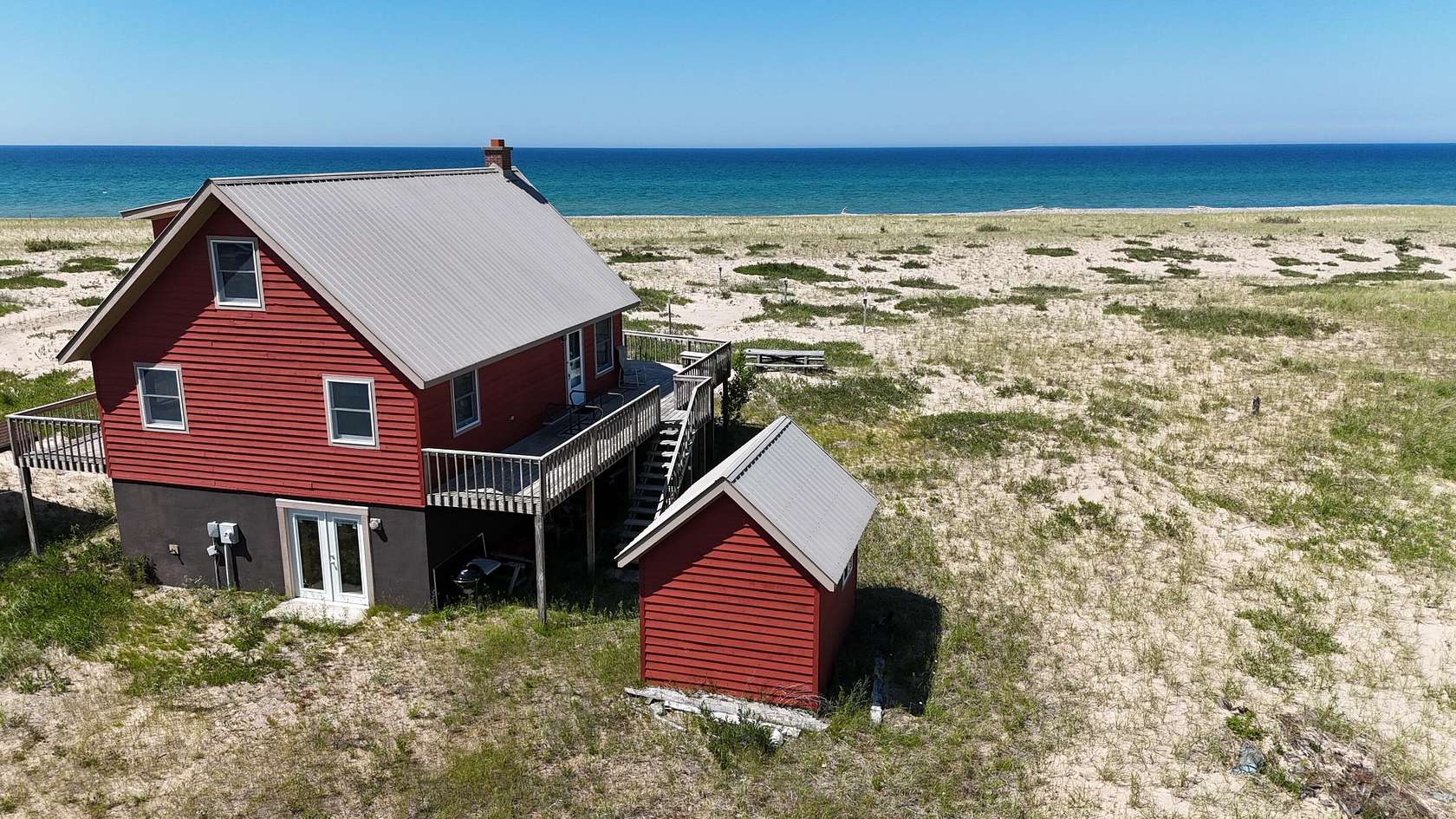 1.75 Acres of Land with Home for Sale in Grand Marais, Michigan
