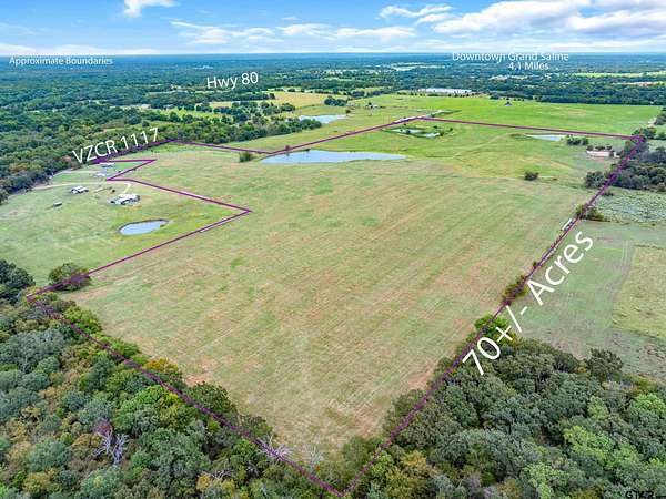 71 Acres of Land for Sale in Grand Saline, Texas